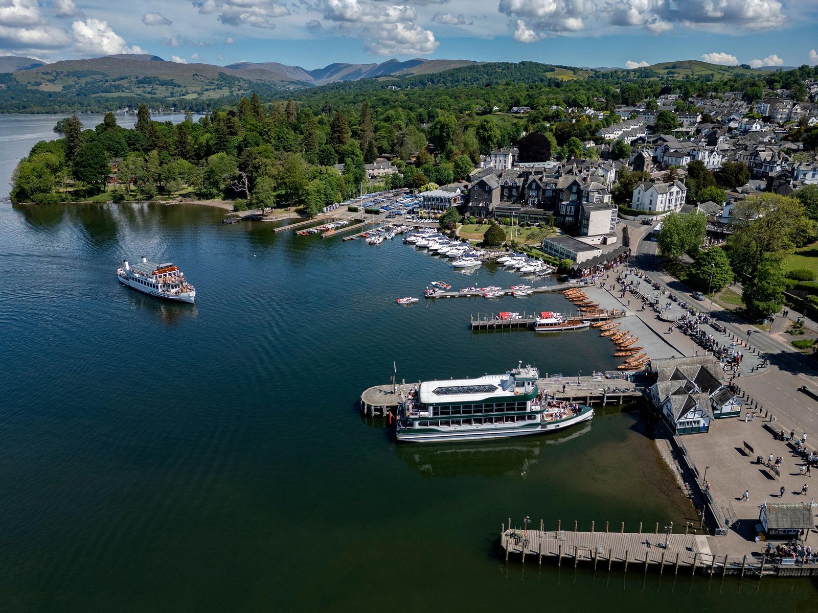 Lake Windermere view in the Lake District